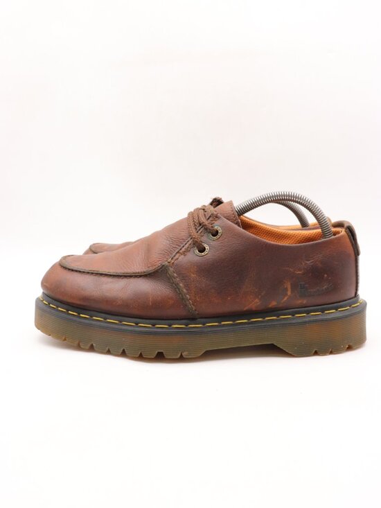 Vintage Doc Dr. Martens 9A79 Lace-Up Men\'s 10 Women\'s 11 Brown Leather Shoes main image 13
